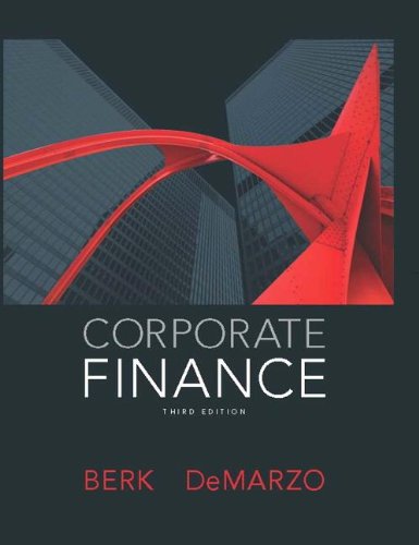 corporate finance solution manual berk